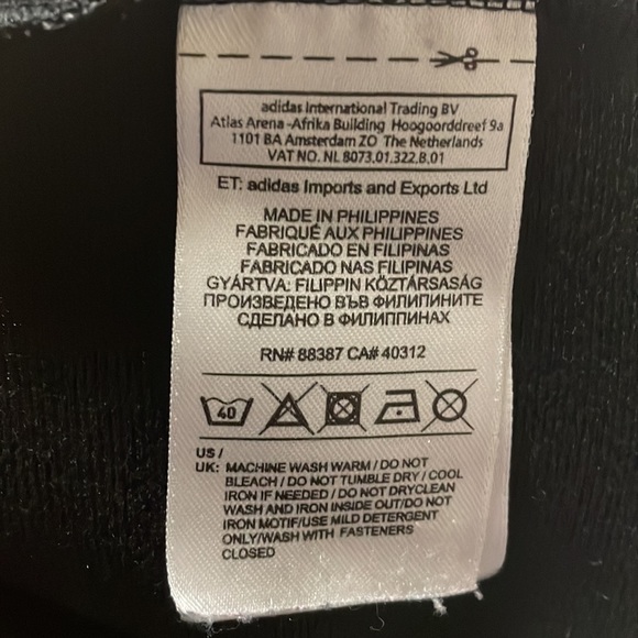 ADIDAS XS White & Black Stripes Track Pants ‼️PRICE DROP‼️$25 - Picture 9 of 12